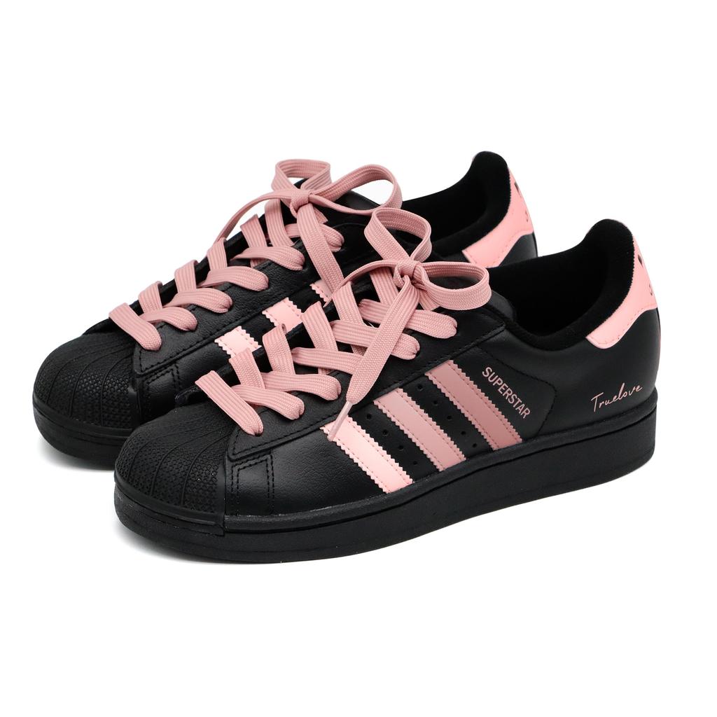 Adidas Originals SUPERSTAR Abrasion Resistant Low top Skateboard Shoes Unisex Black Pink JH9977(Team1279-S-BOX)