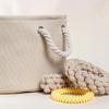 Простая Мультяшная Корзина для Хранения Корзина для Игрушек Питомцев Корзина для Хранения Разных Вещей Кошки и Собаки Большая Вместимость Складная С Ручкой