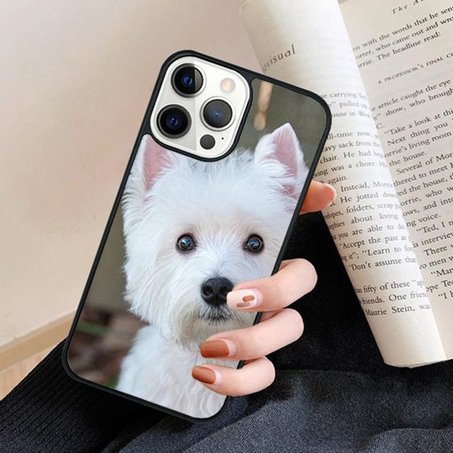 Чехол для телефона West Highland White Terrier Для iPhone 17 Air 16 15 14 Plus для apple 16 11 12 13 Pro Max coque