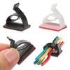 Practical Sticky Self-adhesive Organizer Clamp Buckle Line Wire Management Fixer Holder Cable Clip