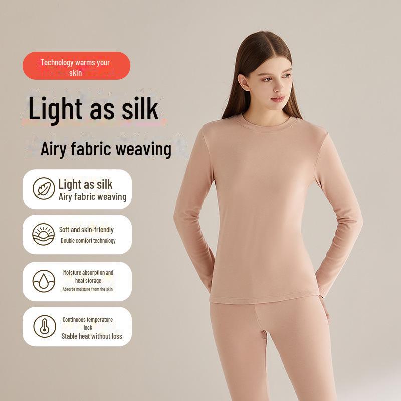 [Горячий товар] Комплект термобелья из немецкого флиса на биооснове с пижамой с начесом для осени и зимы