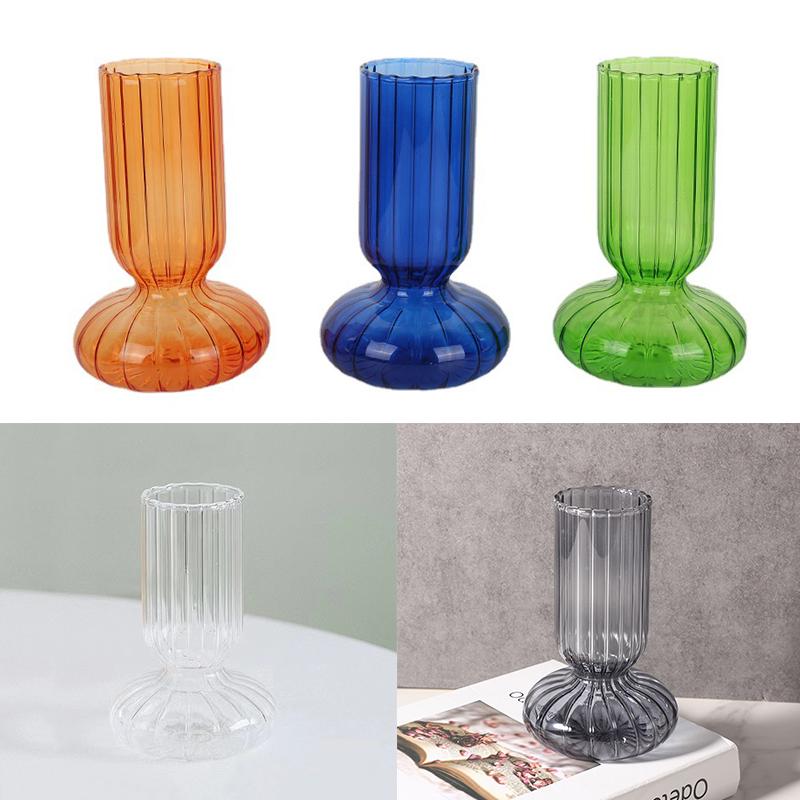 Домашний декор Украшение гостиной Ваза Цветочные горшки Декоративный стеклянный контейнер
