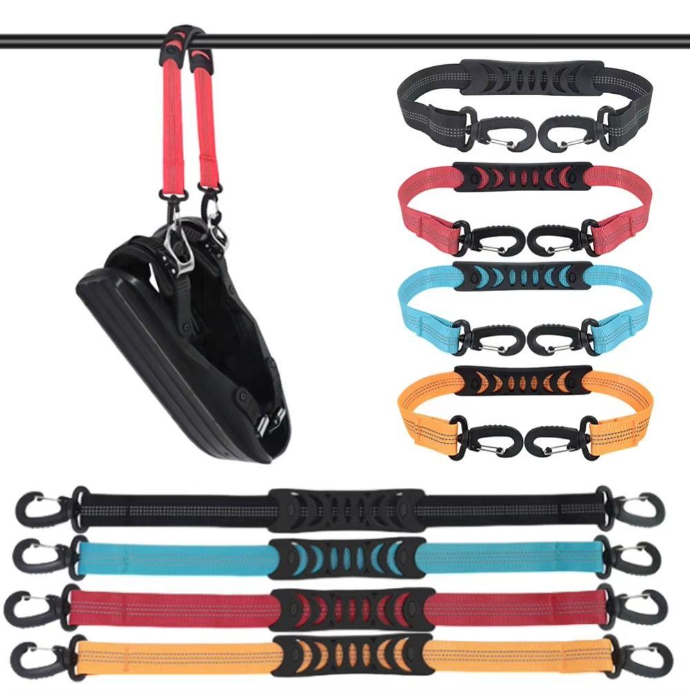 Nylon Webbing Roller Skate Shoe Lifter High Strength Ice Skates Carrying Straps Snowboarding