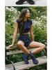 Короткие шорты для йоги Alo Casual Slim: Спортивная одежда, подчеркивающая фигуру, свободного кроя для весны и лета