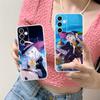 Чехол для мобильного телефона Wandering Witch Elaina, прозрачный, для Samsung Galaxy S25 S24 S23 S22 S21Plus FE Ultra, цветной