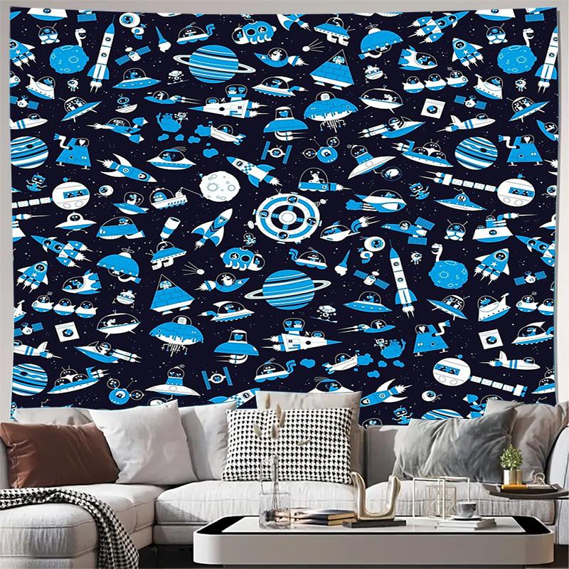 Galaxy Tapestry Space Universe Celestial Wall Hanging Room Decor Aesthetic Home Decor Room Divider Backdrop