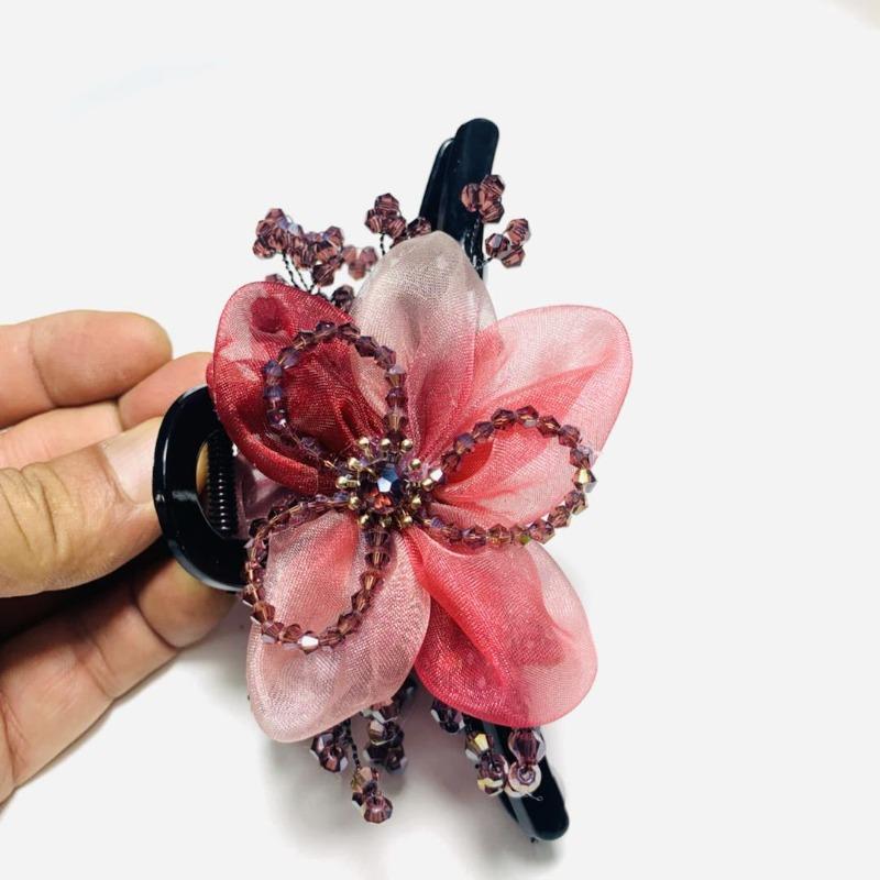 Korean Version of Luxury Hair Additions, Handmade Mesh Fabric, Sunflower Clip, Women'S And ' Gifts