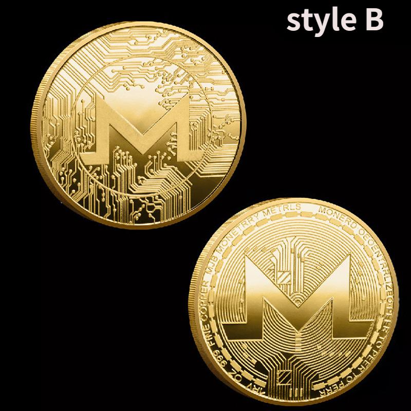 Коллекционные монеты криптовалюты да нет Golden Dogecoin Xrp Cardano Shiba Inu Bitcoin для коллекционера монет