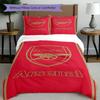 3pcs Duvet Cover Set (1*Duvet Cover + 2*Pillowcase, Without Core),football team.C Print Bedding Set, Bedroom Decor, All‑Season, Birthday Gift