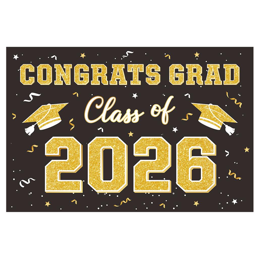 Школьный выпускной церемония вечеринка украшение фон ткань баннер сезон выпуска плакат подвесная ткань