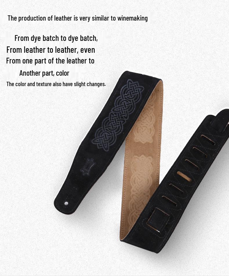 Кожаный гитарный ремень Levy's Li Weisi для электро-, акустической или бас-гитары - MS12/26 Ремень для плеча Rock