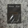 [USED] Martin Kim Pin Badge with Authentic Code, Korea Limited Edition, Black and Silver