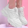 Fashion Women Platform Sneakers Lightweight Non-slip Running Shoes Elastic Height Increased Female Outdoor Training Shoes Plus Size