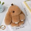 Cute Doll Gift Bag pendant Plush Bunny toy Key chain Rex Rabbit Fur