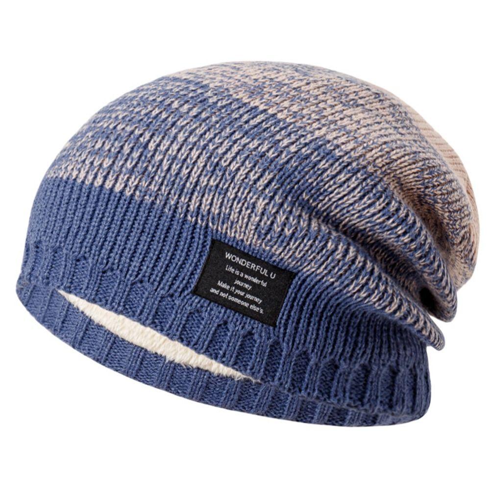 Large Head Circumference Beanies Hat Thickened Ski Cap Casual Unisex Cap  Outdoor