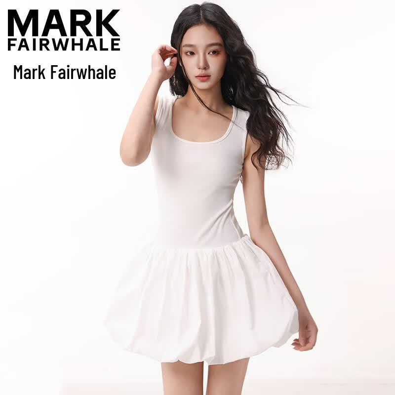 MARK FAIRWHALE Women's Sleeveless Bubble Vest Dress