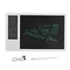 ЖК-планшет для рисования 10 дюймов, перезаряжаемый, стираемый, электронная доска для рисования с цифровыми часами и календарем для офиса