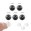 10PCS/lot 14mm Car Key Shell Square Emblem Symbol Sticker for Mazda ATENZA Axela 2 3 5 6 323 626 RX8 CX6 CX-5 CX4 MX3 MX5 M6