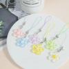 Fresh Resin Flower Keychain Transparent Kawaii Pendent Accessory  Spring Summer