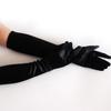 Women Opera Sun Protection Satin Performance Long Gloves Finger Glove Driving Gloves Prom Gloves