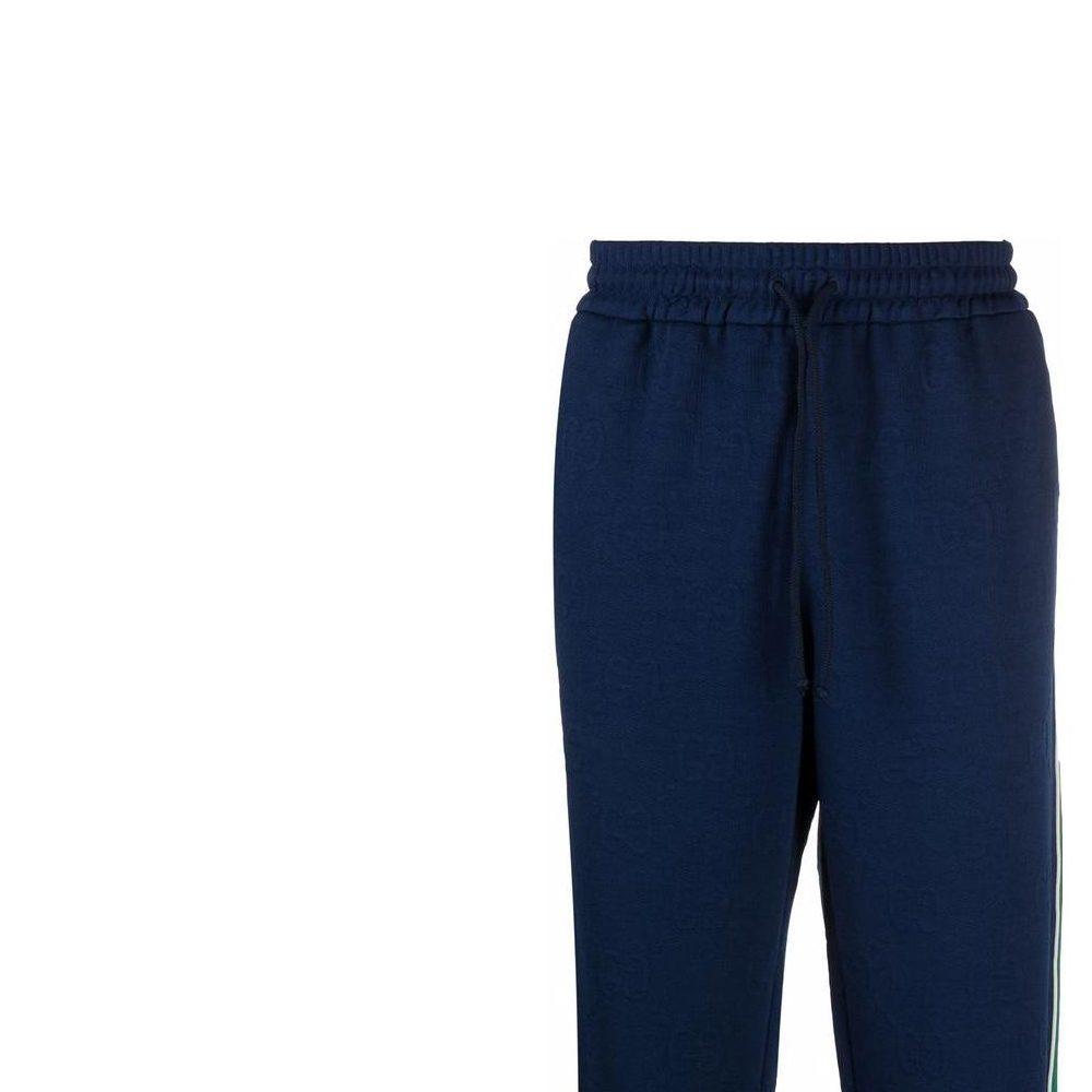 Gucci SS22 Трикотажные спортивные штаны мужские синие 663569-XJDE9-4464