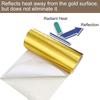 5Cm 5/9/10M Gold Car Motorcycle Exhaust Wrap Pipe Header Heat Insulation Roll Tape Turbo Heat Exhaust Thermal Wrap Tape