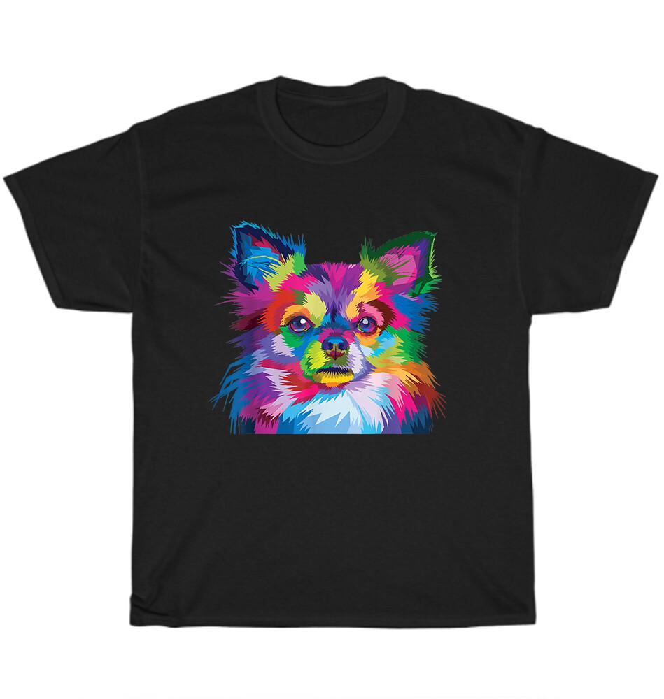 Colorful Chihuahua Pop Art T-shirt