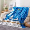 1Pc pokemon Print Flannel Blanket, High quality Comfortable for All Seasons, Home Decor, Warmth and Comfort, Perfect for Christmas GiftS