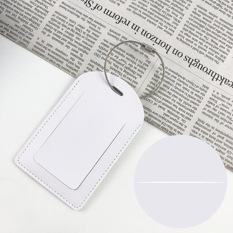 1 шт., унисекс, багажная бирка из искусственной кожи, металлический ремешок, бирка для посадочного талона, имя, ID, адрес, этикетка, бирка для чемодана, дорожные аксессуары