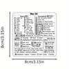 Наклейки-шпаргалки для клавиатуры MacBook Pro/Air - Прозрачные, подходят для моделей 13-16", Быстрая навигация и управление приложениями
