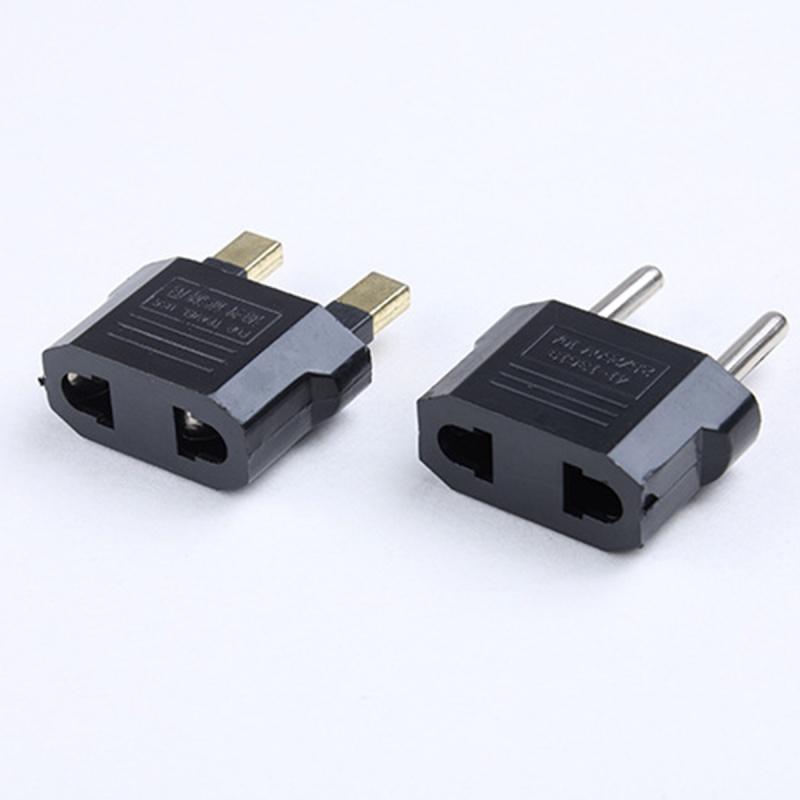 FOOKEN 1 шт. адаптер вилки питания США-ЕС, евро-европейская вилка, конвертер вилки питания, адаптер для путешествий, адаптер США-ЕС, электрическая розетка