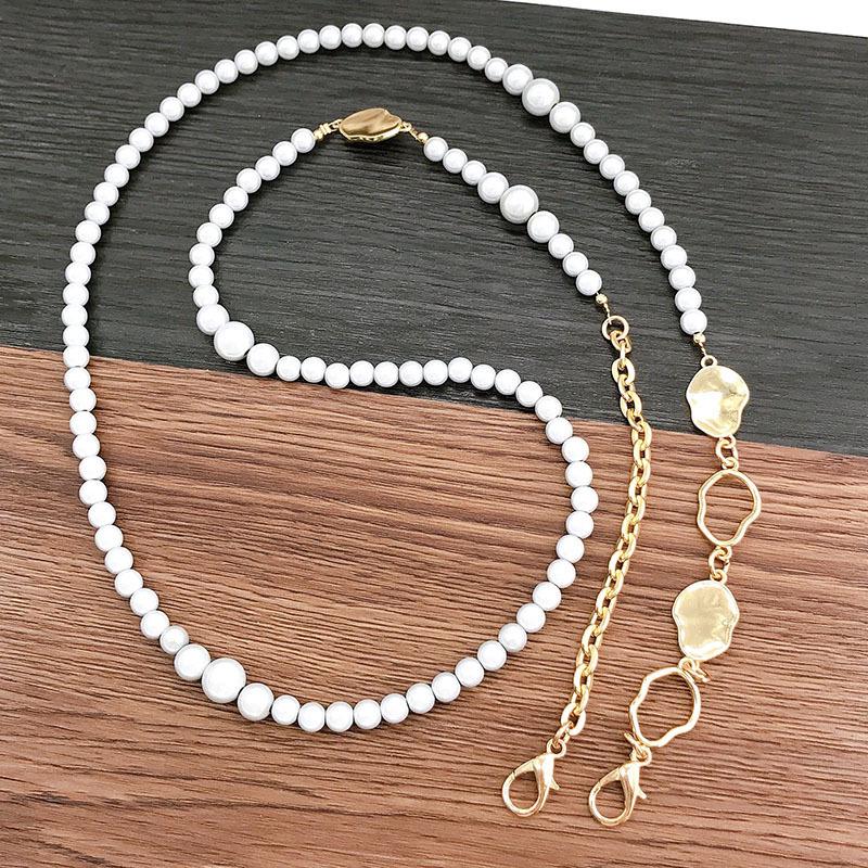Pearl Mobile Phone Chain Necklace - Crossbody Lanyard for Women