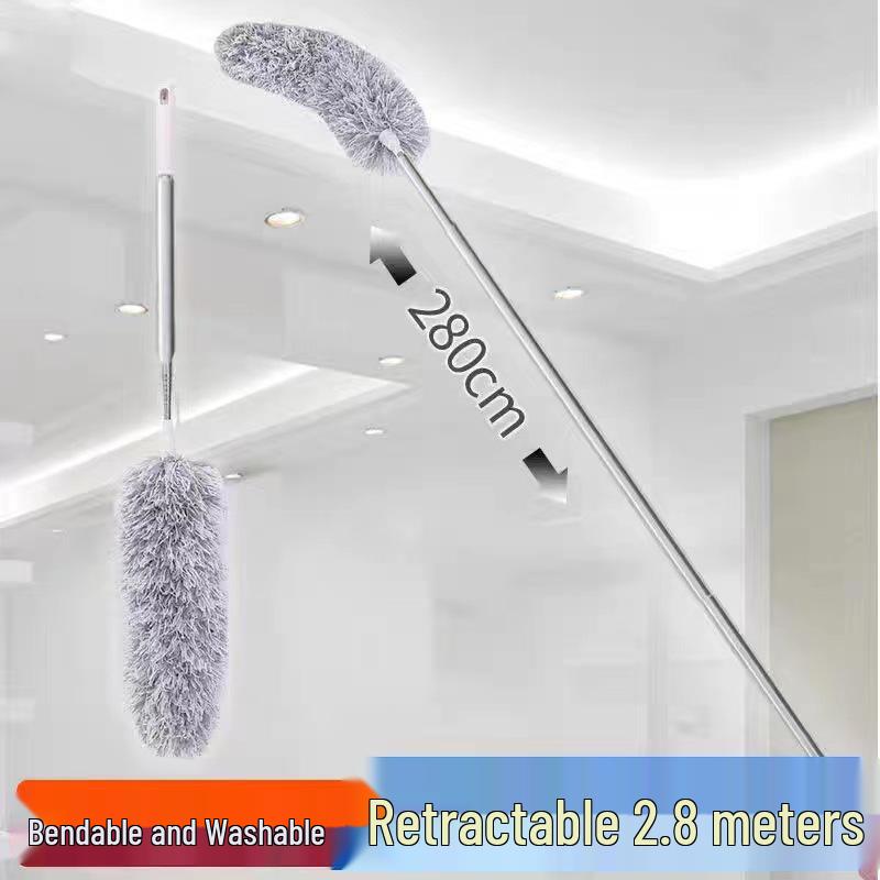 Extendable Feather Duster for Ceiling and Cobweb Cleaning