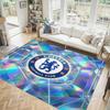 Дизайн Chelsea FC Хрустальный Велюровый Ковер Уютный Не?Нескользящий ковер с принтом для спальни, гостиной, прихожей