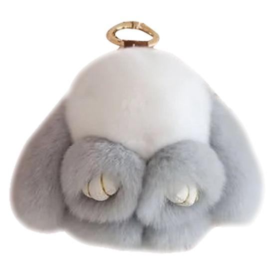 Брелок-подвеска в виде кролика Yousheng, ручная работа, мягкий кролик, подвеска на сумку из искусственного меха, многофункциональный аксессуар для кошелька