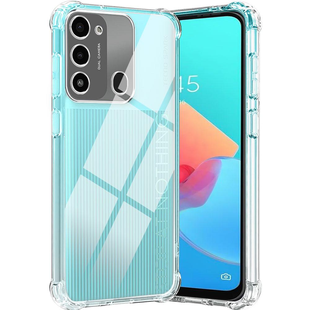 Shockproof Clear Phone Case For Tecno Spark 8C 8P 7T 7 8 Pro Case Soft Silicone Bumper For Tecno Spark 7T 8c 2022 Cover Fundas