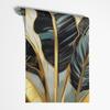 Wallpaper Art Deco Banana leaves