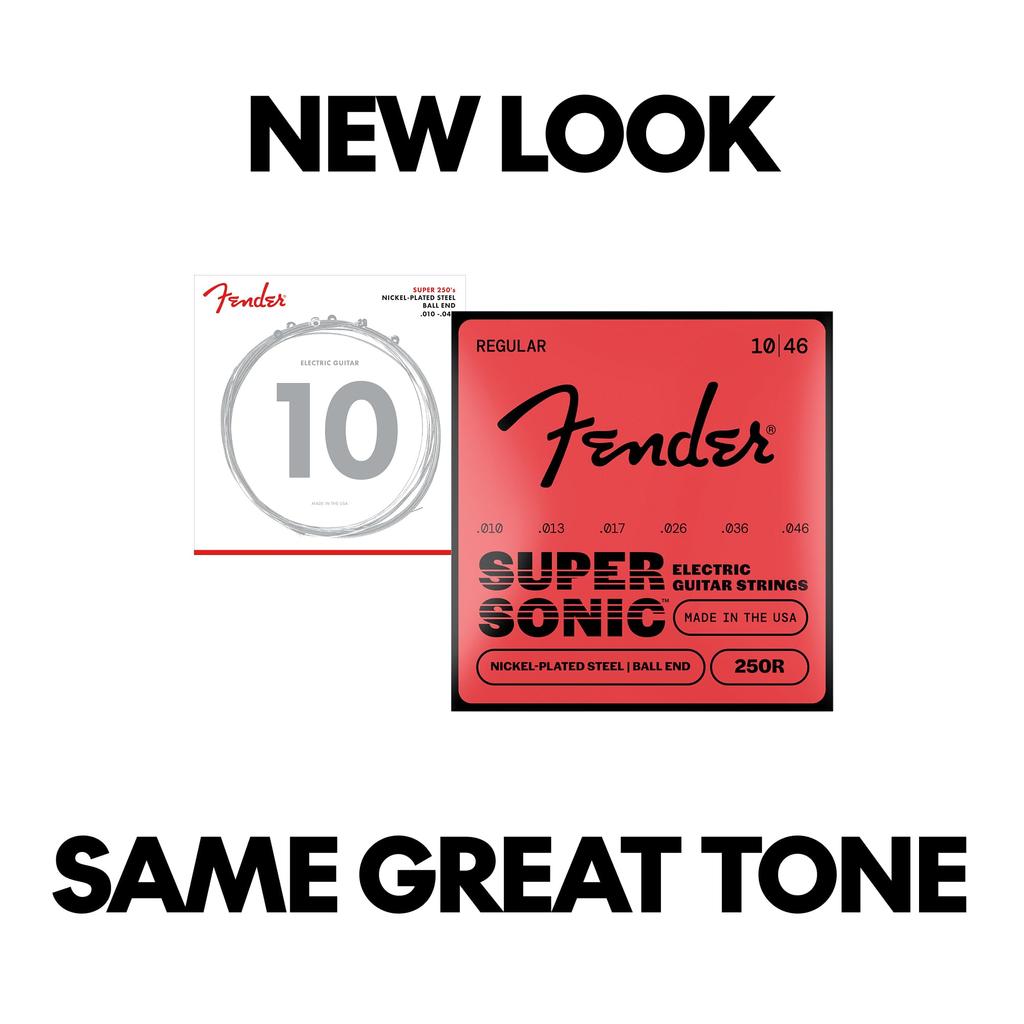 Струны для электрогитары Fender SuperSonic™ 250R Никелированная сталь .010-.046