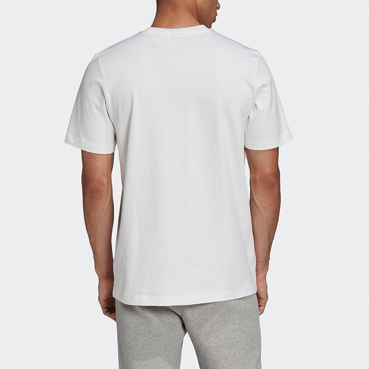 Adidas Оригинальные спортивные футболки Samstag с фотопринтом, мужские топы, белые GD5697