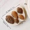 3D Christmas Pine Cones Shape Silicone Fondant Candy Chocolate Molds Biscuits Mould DIY Cake Decoration Kitchen Baking Tools