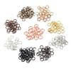Assorted DIY Jewelry Rings: 100 O-rings In Various Sizes, Including Open, Single, C, Iron, and Connecting Rings.
