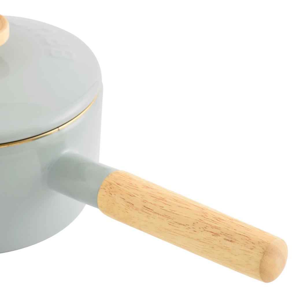 BRUNO Fuji Enamel Saucepan, 16cm, BHK281 [6760928] Greige