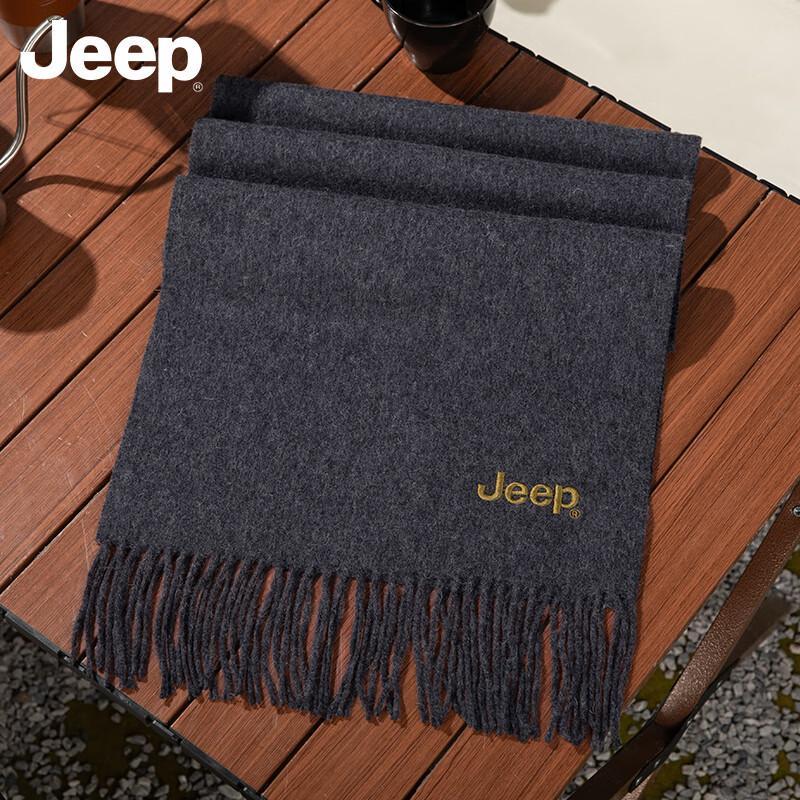 Jeep Men's Pure Wool Scarf