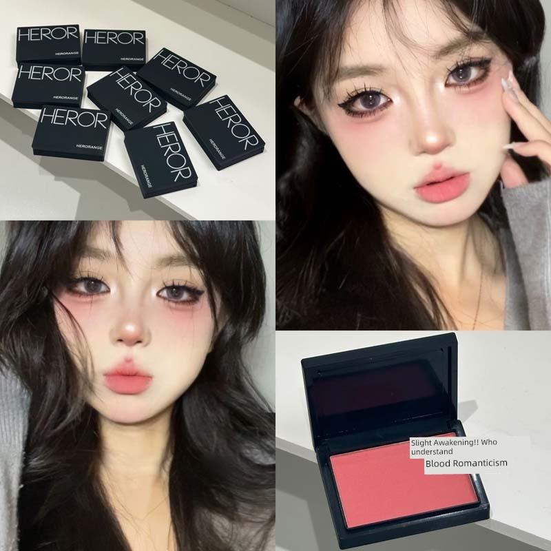 Monochrome Blush 2025 New Arrival Genuine Goods Nature Nude Makeup Vitality Young Adult Low Saturation Matte Repair Rouge Red