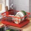 Полка для сушки посуды Большая вместимость Нескользящая конструкция Стабильный автоматический слив Простота установки Экономия места