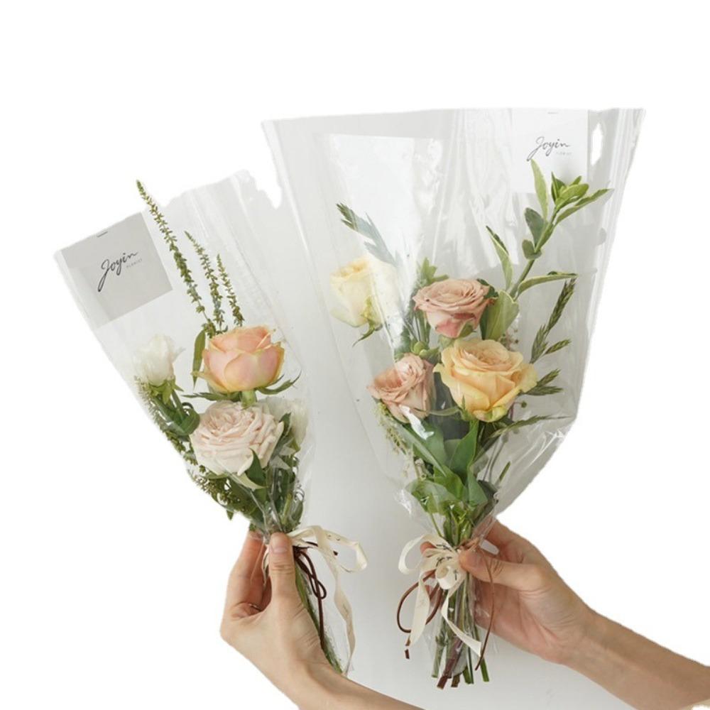 50Pcs Waterproof Bouquet Packaging Paper Rose Packaging Materials Wedding Party Decoration