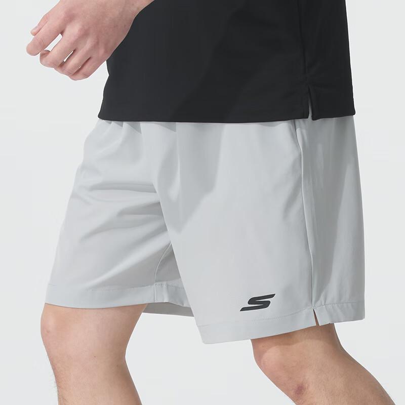 Skechers Men's Breathable Woven Running & Casual Sports Shorts