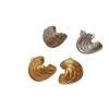 Металлические серебряные серьги-ракушки женские, высококлассные, легкая роскошь, нишевый дизайн, ощущение высокого качества, для квадратного и круглого лица, маленькие серьги