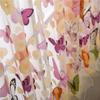 Rod Pocket New Beautiful Window Curtain Large Butterfly Print Screens