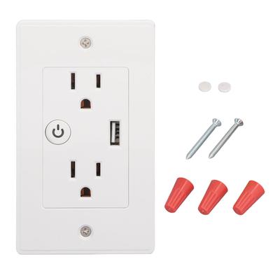 Умная настенная розетка USB голосовое управление многофункциональная WiFi настенная розетка для дома офиса AC